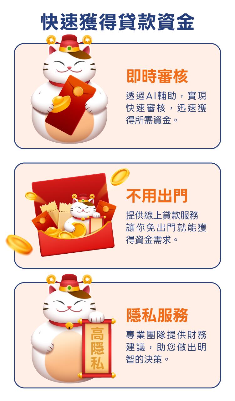 一般型信貸最高 700 萬額度，月繳王 做你的資金靠山，大額度優惠利率雙享，資金調度最靈活